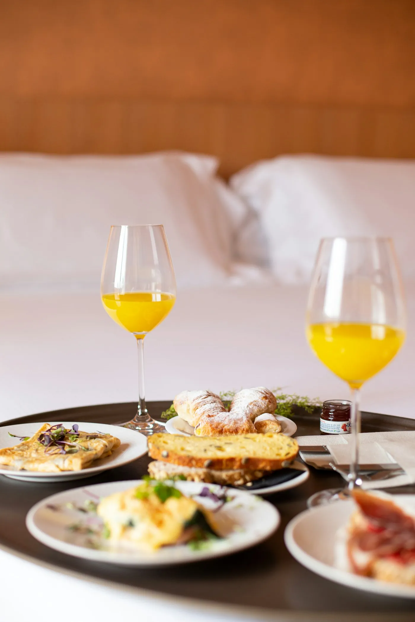 Petit-déjeuner servi au lit